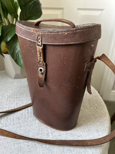 Vintage leather binoculars - leather,