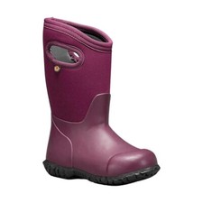 Kids Bogs York Solid Plum