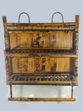 Vintage Bamboo Folding Shelf 2
