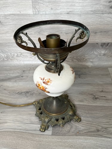 Vintage brass table lamp - brass,