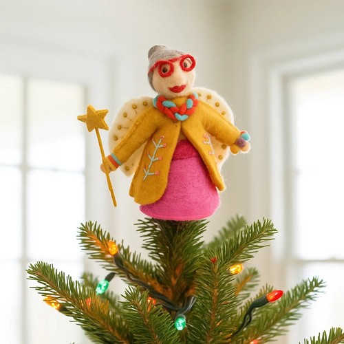 Funky felt fairy godmother - funky,