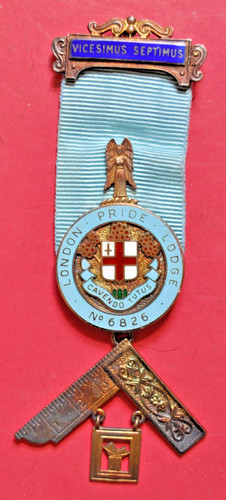 Masonic past master jewel - masonic,