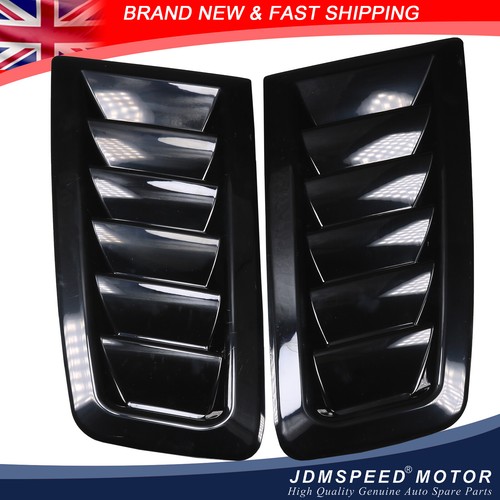 Abs plastic bonnet vents black - abs,