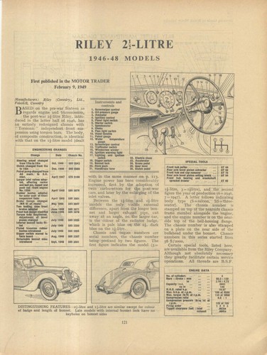 Riley litre 1946 48 - riley, 1946-48