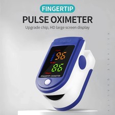 Fingertip Pulse Oximeter LED Display Blood Oxygen Saturation SpO2 Health Monitor