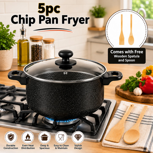 Black 5pc non stick - non,