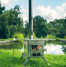 Bell tent stove by Winnerwell | Nomad View Wood Burning Camping Stove |