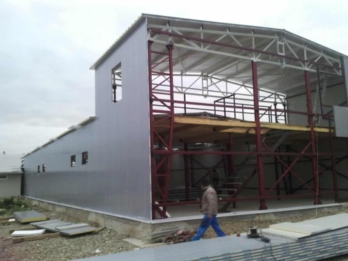 Steel framed building - steel,