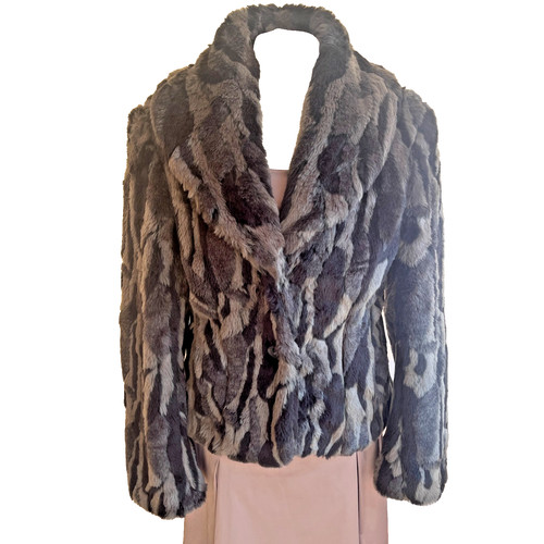 Y2k vintage faux fur evening - vintage,