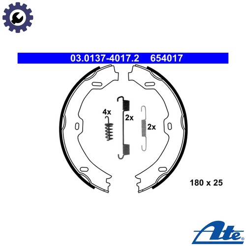 Brake shoe set parking - parking,