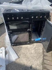 Smeg 90cm Dual Fuel Range Cooker - Black CX93GMBL( Only 3 Outer Doors Smashed)