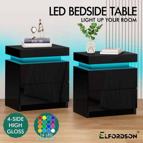 Elfordson bedside table led - elfordson,