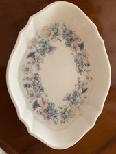 Wedgewood Bone China Oval Trinket Dish - Angela Design