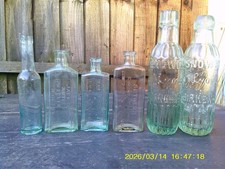 vintage glass bottles