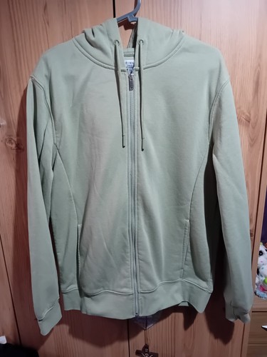 Ladies khaki zip front hoody - ladies,