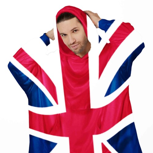 Flag hoodie union jack - gb,