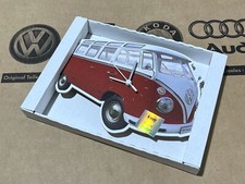 VW Camper Van Splitty Wall Clock New Genuine OEM Volkswagen Accessory Gift