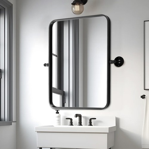 Luxury oval bathroom - luxury, mirror