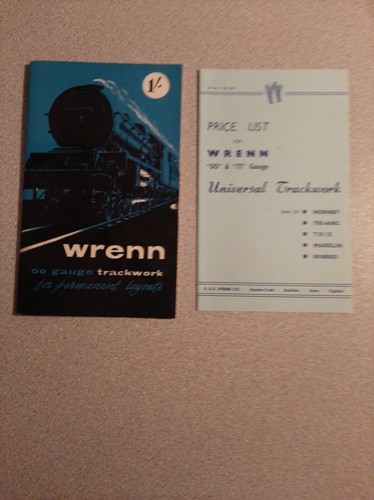 Wrenn gauge trackwork for - gauge, trackwork-for