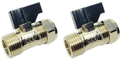 15mm lever male flat - 15mm,