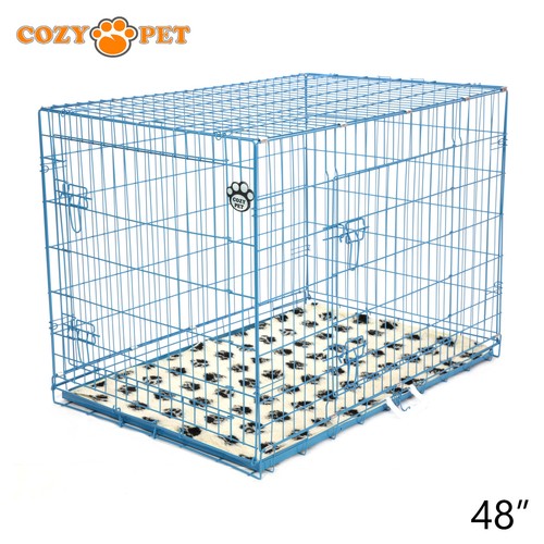 Dog cage blue pink - cozy, pet