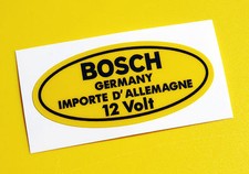 BOSCH 12V Yellow Coil Sticker