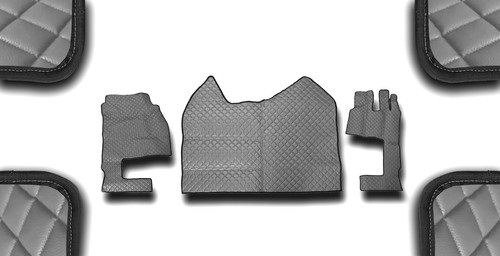 Grey eco floor mat for - for, rhd