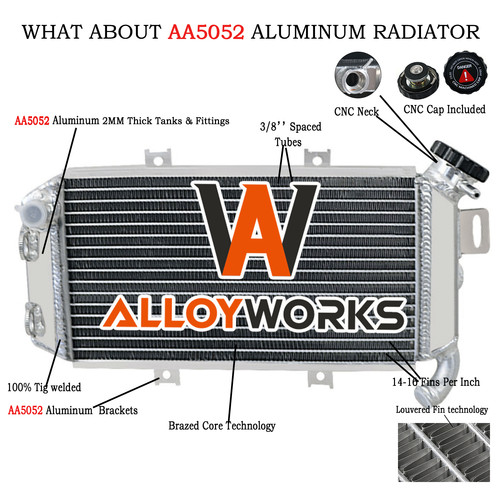 Upgraded aluminium radiator - upgraded,