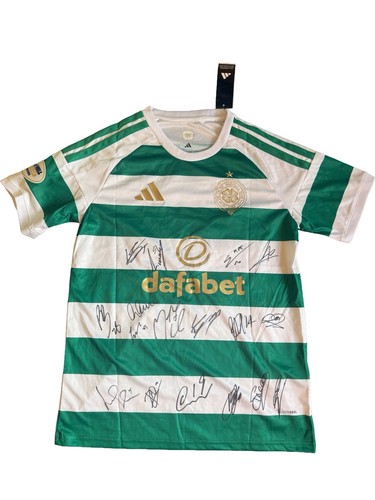 Celtic signed shirt with coa - shirt,