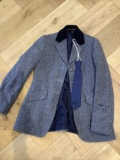 Childrens Wool Mix Hacking Hunting Showing Jacket & Tie Size 30 Chest