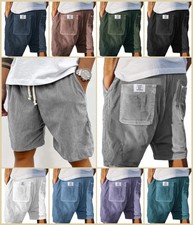 Men's Shorts Casual Corduroy