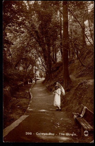 Colwyn bay lady posing with - bay,
