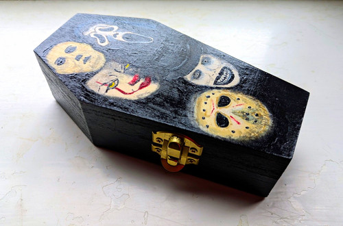 Handmade custom coffin - handmade,