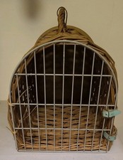 Vintage Brown Wicker Rattan