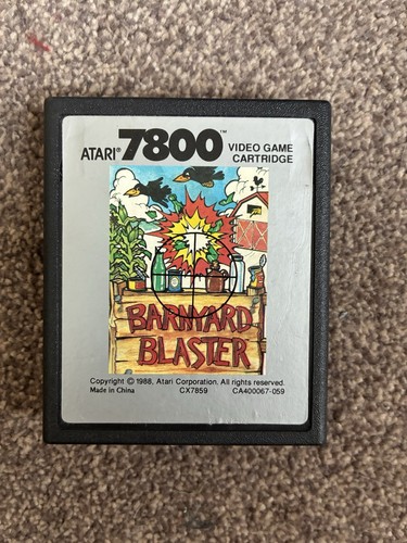 Atari 7800 barnyard blaster - 7800,