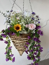 Artificial Hanging Basket Faux