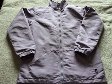 Cotton Traders Ladies Short  Jacket Lilac Size Medium Fur Lined