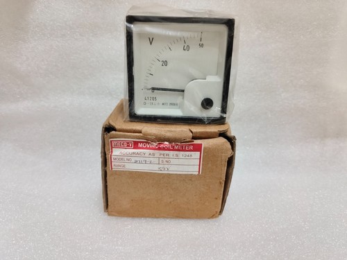 Meco moving coil meter - moving,