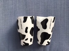 Aerolatte Porcelain Mooo Milk Mugs x 2, VGC.