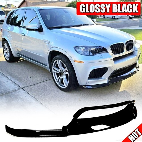 Glossy black front bumper lip - glossy,