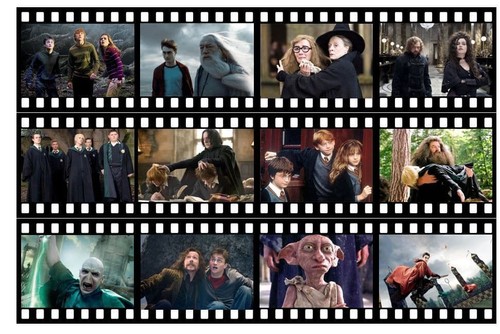 Harry potter film strip edible - harry,