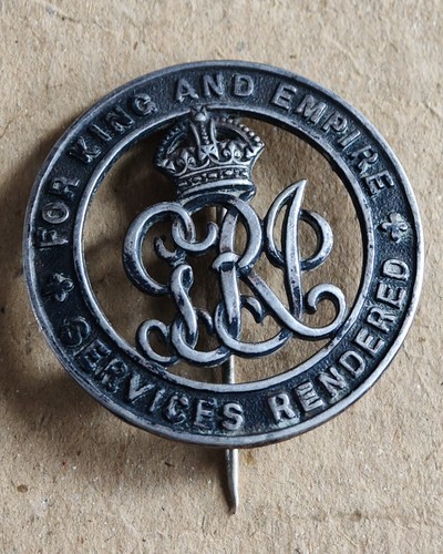 Ww1 named silver war - silver, badge