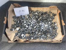 11kg of mixed size & font vintage letterpress metal type printing print works