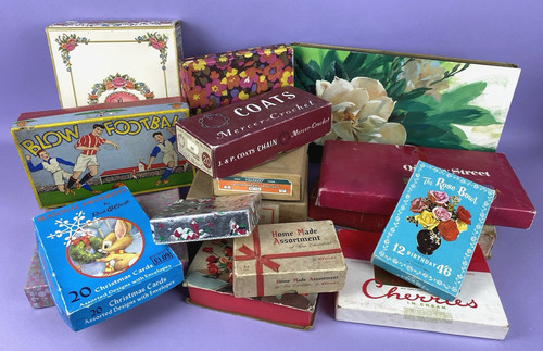 Vintage advertising boxes - vintage,