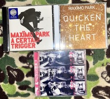 MAXIMO PARK 3 CDS A CERTAIN TRIGGER QUICKEN THE HEART AS LONG AS WE KEEP MOVING