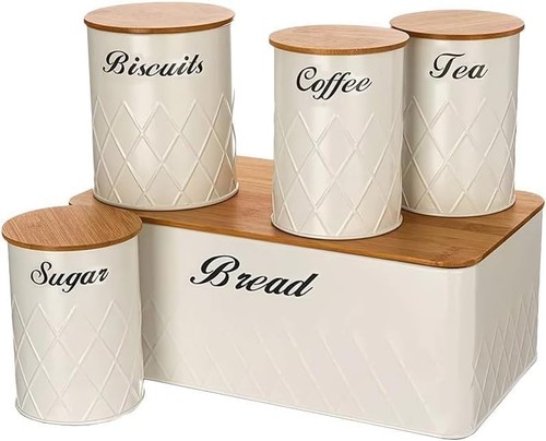 5pc kitchen bread bin - 5pc, storage