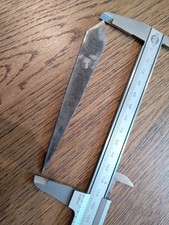 DIY woodturning tool (skew parting?) L~12.5mm T~6.8mm at tip weight~50g 