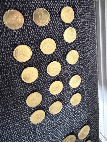 Euro coin london - euro, brass