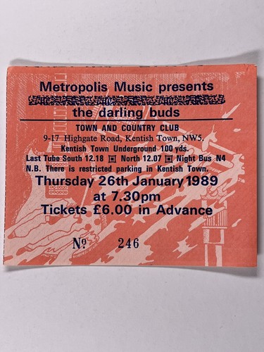 The darling buds ticket town - the,