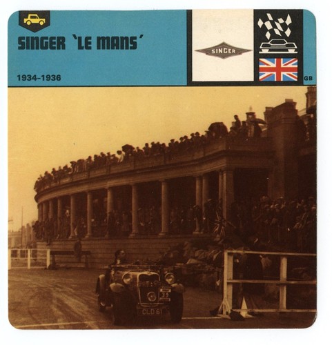 Singer mans racing - le,
